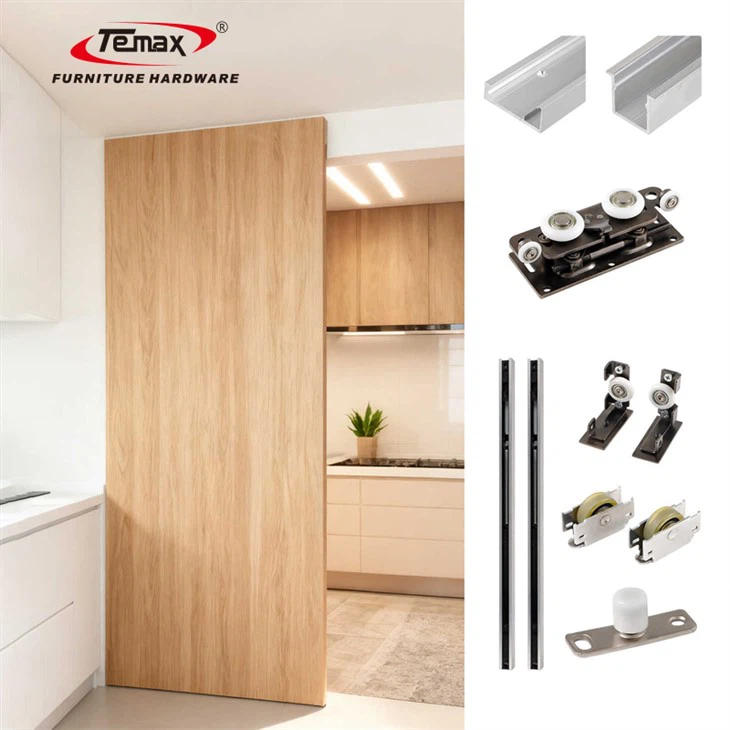 Temax šoninio reguliavimo nematomų stumdomų durų sistema M972