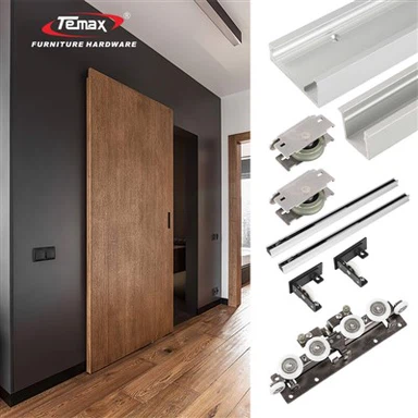 Temax Ghost stumdomų durų nematoma sistema, skirta durų dizainui
